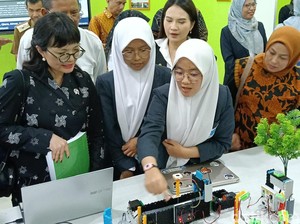 Terpilih Jadi Sekolah Garuda, Wamen Stella Kunjungi MAN Insan Cendekia OKI