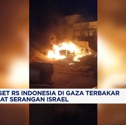 Video: Diserang Israel, Genset RS Indonesia di Gaza Terbakar