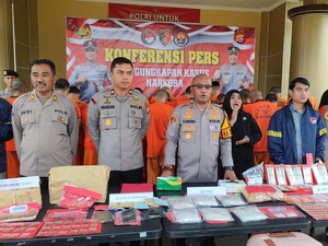 Polres Serang Tangkap 28 Kurir hingga Bandar Narkoba dan Obat Keras