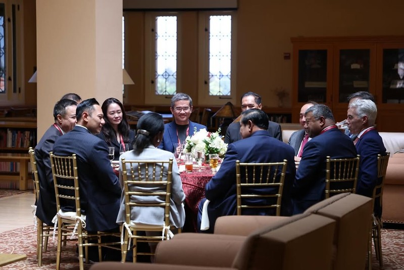 Menteri Koordinator Bidang Infrastruktur dan Pembangunan Kewilayahan, Agus Harimurti Yudhoyono (AHY), hadir sebagai keynote speaker dalam acara Southeast Asia Summit on Prosperity and Sustainability di Stanford University, California, Amerika Serikat pada Selasa (19/5/2025). (Instagram/agusyudhoyono)