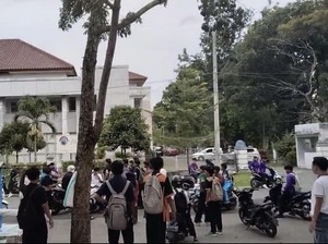 Beredar Video Pelajar Diduga Tawuran di Taman Kota Giri Menang Lombok Barat