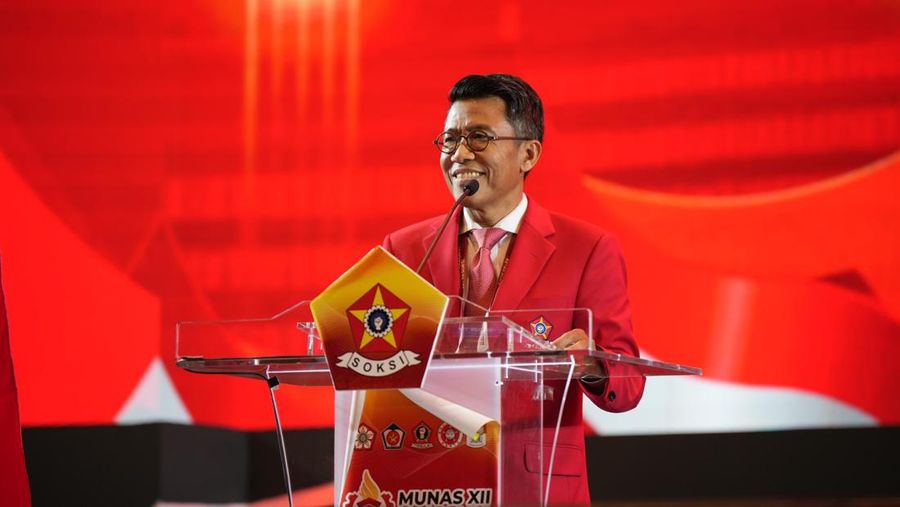 Politikus Partai Golkar yang juga Ketua Komisi XI DPR RI Mukhamad Misbakhun terpilih menjadi Ketua Umum Dewan Pimpinan Nasional Sentral Organisasi Karyawan Swadiri Indonesia (Depinas SOKSI) periode 2025–2030. (Dok. Depinas SOKSI)