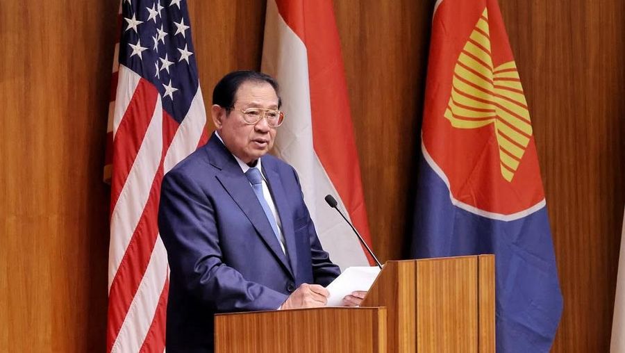 Menteri Koordinator Bidang Infrastruktur dan Pembangunan Kewilayahan, Agus Harimurti Yudhoyono (AHY), hadir sebagai keynote speaker dalam acara Southeast Asia Summit on Prosperity and Sustainability di Stanford University, California, Amerika Serikat pada Selasa (19/5/2025). Menteri Koordinator Bidang Infrastruktur dan Pembangunan Kewilayahan, Agus Harimurti Yudhoyono (AHY), hadir sebagai keynote speaker dalam acara Southeast Asia Summit on Prosperity and Sustainability di Stanford University, California, Amerika Serikat pada Selasa (19/5/2025). (Instagram/agusyudhoyono)