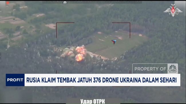 Video: Rusia Klaim Tembak Jatuh 376 Drone Ukraina Dalam Sehari