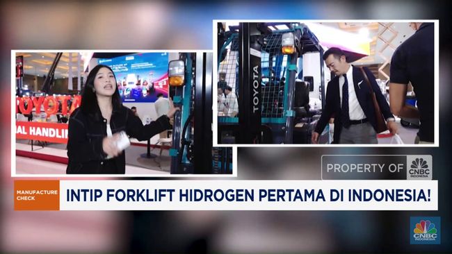 Video: Intip Forklift Hidrogen Pertama di Indonesia!