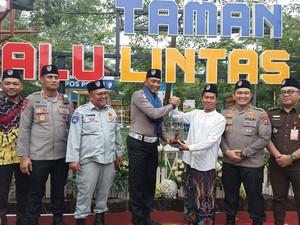 Taman Lalu Lintas di Blitar Ini Jadi Sarana Edukasi Berkendara