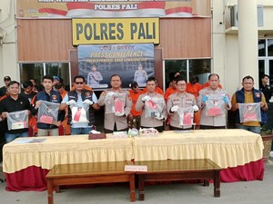 Operasi Sikat Musi, Polres PALI Pamer 50 Tersangka dari 82 Kasus Kejahatan