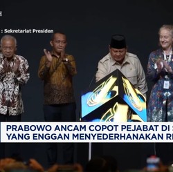 Video: Prabowo Ancam Copot Pejabat Yang Enggan Sederhanakan Regulasi