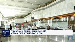 Video: Transaksi Berjalan RI Q1-2025 Cetak Defisit USD 200 Juta