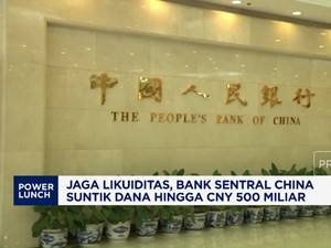 Video: Jaga Likuiditas, Bank Sentral China Suntik Dana CNY 500 Miliar