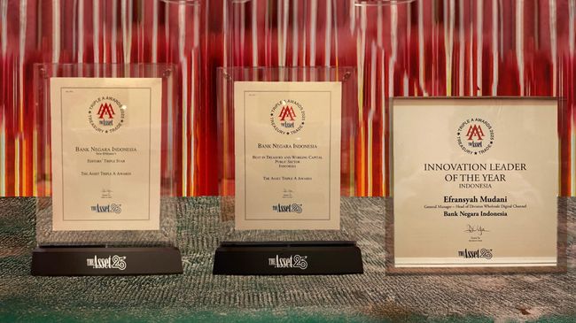 Top! Lewat Inovasi Ini, BNI Sabet 3 Penghargaan Triple A Awards 2025