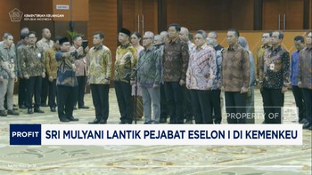 Video: Sri Mulyani Lantik Pejabat Eselon I di Kemenkeu
