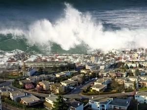 Megatsunami Setinggi 300 Meter Ancam Sapu Bersih Amerika
