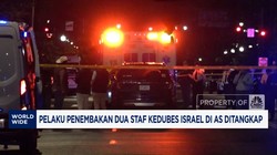 Video: Pelaku Penembakan 2 Staf Kedubes Israel di AS Ditangkap