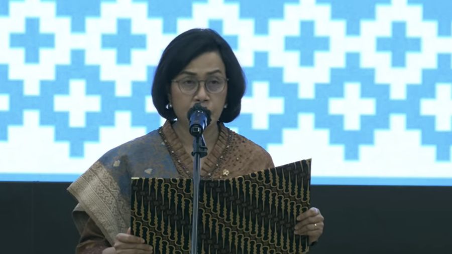 Pelantikan pejabat eselon I  Kementerian Keuangan, Jumat (23/5/2025). (YouTube/Kementerian Keuangan)