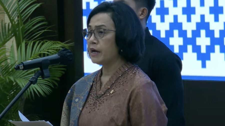 Pelantikan pejabat eselon I  Kementerian Keuangan, Jumat (23/5/2025). (YouTube/Kementerian Keuangan)