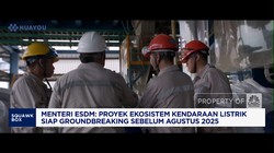 Video:Bahlil: Proyek Ekosistem Kendaraan Listrik Siap Groundbreaking