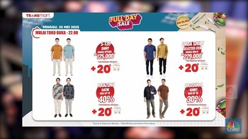 Semua kena diskon di Transmart! Dari Kemeja Sampai Batik