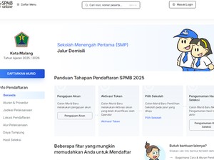 Jadwal Lengkap Pendaftaran SPMB SMP 2025 di Kota Malang Jalur Domisili