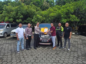 Polda Metro Serahkan Mobil Pelat Palsu Terkait Kasus di Polres Pangkalpinang