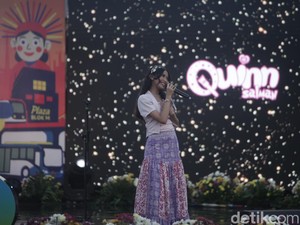 Video: Quinn Salman Nyanyikan Ost Film Jumbo di Pencanangan HUT Jakarta