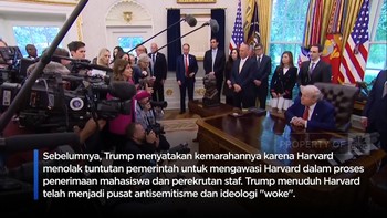 Video: Trump Cermati Dana Miliaran Dolar & Kinerja Akademisi Harvard