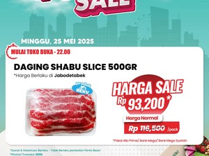 Beli Daging di Transmart Full Day Sale, Harga di Bawah Rp 100 RIbu