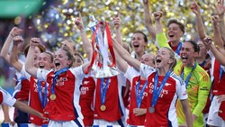 Video: Taklukkan Barcelona, Arsenal Juara Liga Champions Wanita