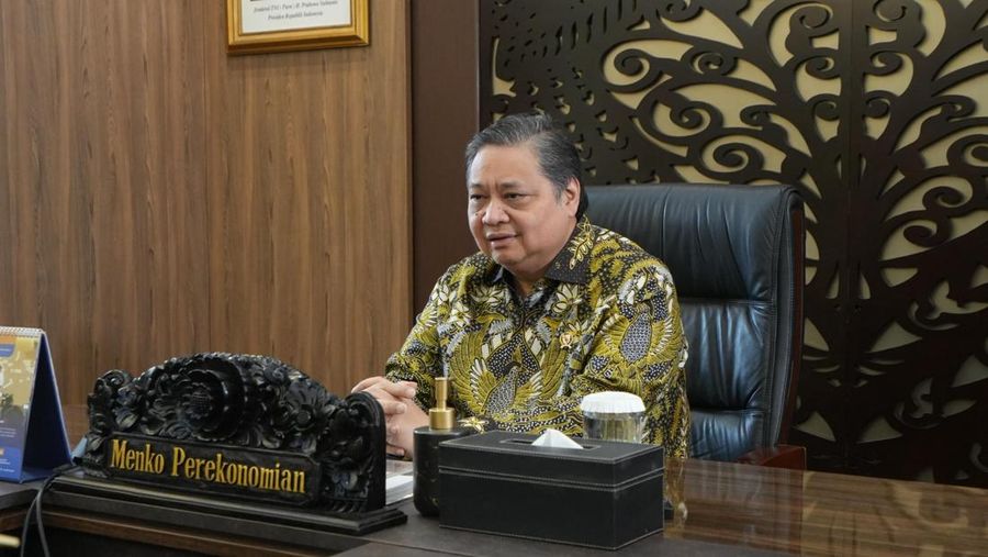 Menko Airlangga Ajak Komunitas Bisnis Berinvestasi dalam Infrastruktur Berkelanjutan. (Dok. ekon.go.id)