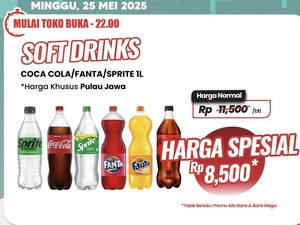 Buruan Belanja di Transmart Full Day Sale, Aneka Minuman Diskon Gede-gedean
