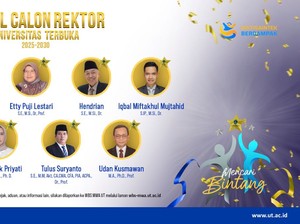 Universitas Terbuka Umumkan 9 Bakal Nama Calon Rektor Periode 2025-2030