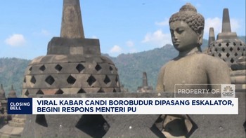 Video: Viral Candi Borobudur Dipasang Eskalator,Ini Respons Menteri PU