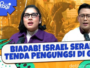 Biadab! Israel Serang Tenda Pengungsi di Gaza