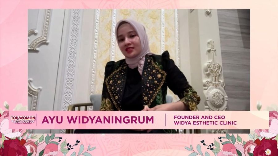Direktur Utama Injourney, Maya Watono menyampaikan paparan dalam acara Top Women Fest CNBC Indonesia 2025 di Anjungan Sarinah, Jakarta, Sabtu (24/5/2025). (CNBC Indonesia/Faisal Rahman)