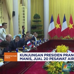 Video: Kunjungi Vietnam, Presiden Prancis Jual 20 Pesawat Airbus