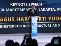 AHY Buka Ajang Indonesia Maritime Week 2025