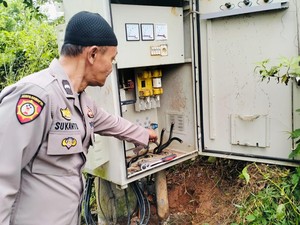 Viral Maling Curi Kabel Bikin Listrik 1 Desa di Bogor Padam, Polisi Cek TKP