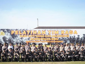154 Personel Tim Raga Masuk Barak SPN Polda Riau, Siap Jalani Pelatihan