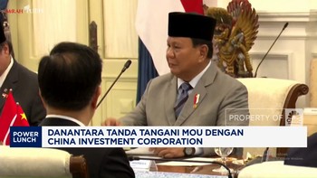 Video: Danantara Tanda Tangani MOU dengan China Investment Corporation