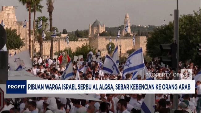 Video: Warga Israel Serbu Al Alqsa, Sebar Kebencian ke Orang Arab