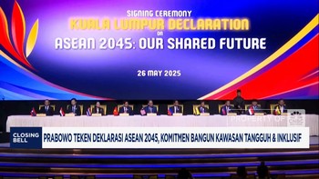Video: Prabowo Teken Deklarasi Asean 2045