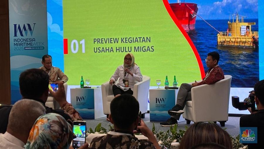 Hendratmi Susilowati, Kepala Divisi Penunjang Operasi SKK Migas. CNBC Indonesia/Firda Dwi Muliawati
