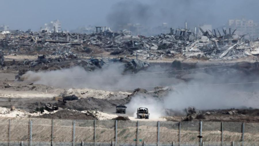 ISRAEL-PALESTINIANS/GAZA A general view shows destruction in North Gaza, as seen from Israel, May 27, 2025 REUTERS/Amir Cohen TPX IMAGES OF THE DAY
