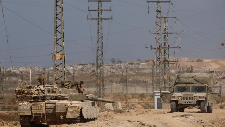 ISRAEL-PALESTINIANS/GAZA A general view shows destruction in North Gaza, as seen from Israel, May 27, 2025 REUTERS/Amir Cohen TPX IMAGES OF THE DAY