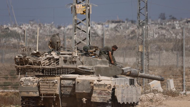 A general view shows destruction in North Gaza, as seen from Israel, May 27, 2025 REUTERS/Amir Cohen     TPX IMAGES OF THE DAY