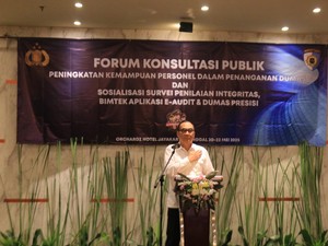 Itwasum Polri Gelar Diskusi soal Pentingnya Survei Persepsi Integritas