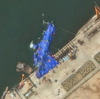 Penampakan Bangkai Kapal Perang Korut, Hancur Sebelum Bertempur