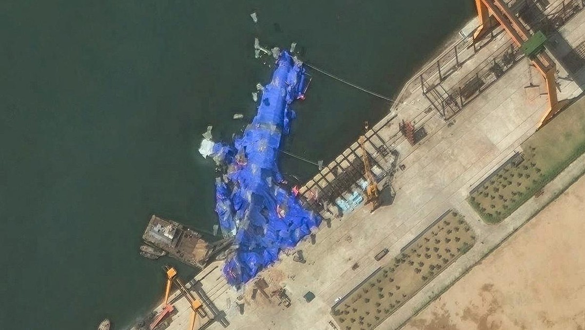 Penampakan Bangkai Kapal Perang Korut, Hancur Sebelum Bertempur