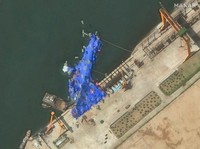 Penampakan Bangkai Kapal Perang Korut, Hancur Sebelum Bertempur