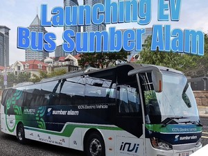 Terobosan Baru! PO Sumber Alam Pakai Bus Listrik buat Trayek Yogyakarta-Bekasi